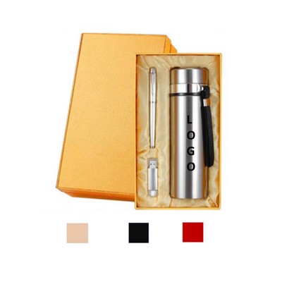 Tumbler Usb Drive Pen Business Gift Set