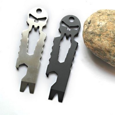 Skull Shaped Multifunctional Bottle opener/screwdriver edc Tool