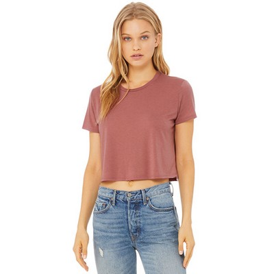 Bella+Canvas Womens Flowy Cropped Tee