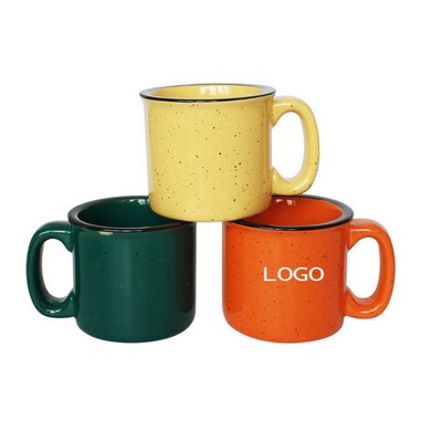 12oz.Speckled Enameled Camping Cup