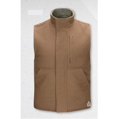 Sherpa Lined Brown Duck Vest