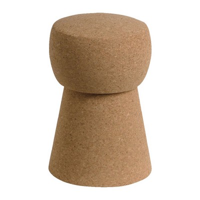 XL Champagne Cork Stool & Side Table