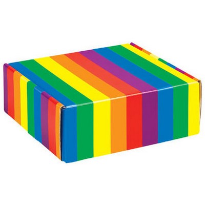 Rainbow Corrugated Mailer Box (12"x9"x3")