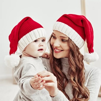 Warm Knit Skull Cap Christmas Hat