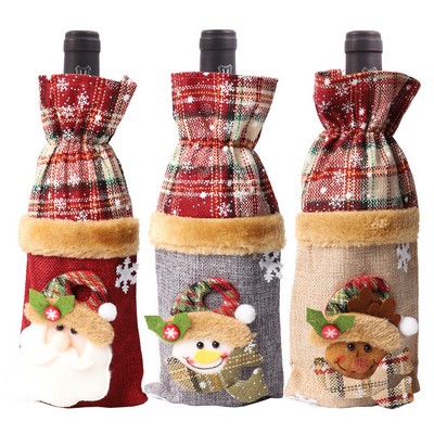 Christmas Drink Wine Bottle Cover