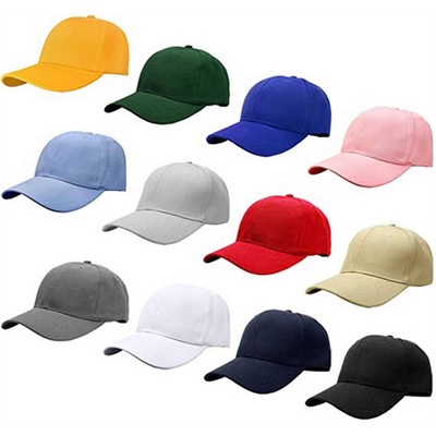 Baseball Cap with Solid Color