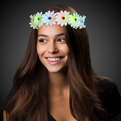 LED Flower Halo Headband