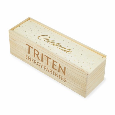 Twine® Starlight 1 Bottle Wooden Box