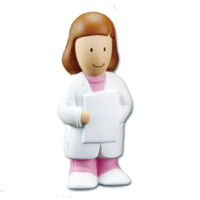 Female Doctor Shaped Stress Ball