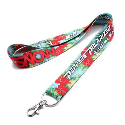 3/8 Youth Size Full Color Sublimated Lanyard