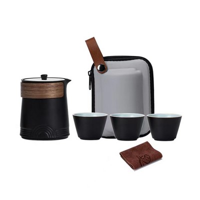 Portable Ceramic Travel Tea Set