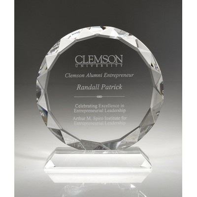 Large Crystal Sunflower Award