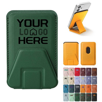 Cell Phone Wallet PU Leather Credit Cards Holder