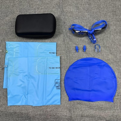 portable 6 in 1 beach swimming kits packed into EVA bag