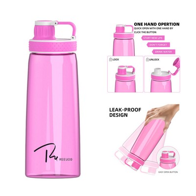 1000ML Portable BPA-Free Tritan Sports Water Bottle