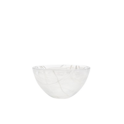 Contrast Bowl White/White Small