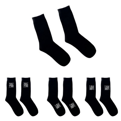 Premium Custom Knit Cotton Crew Socks