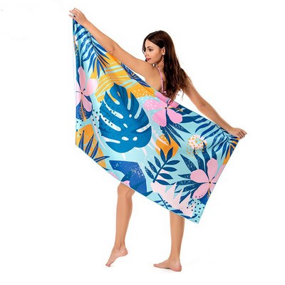 Custom Sublimation Printed Beach Towel