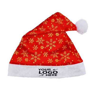 Christmas Snowflake Santa Hat