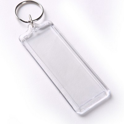 Custom Printed Jumbo Rectangle Acrylic Keytags