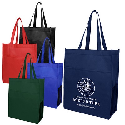 Recyclable Shopping Tote Bag (12"w x 15" x 5"g)