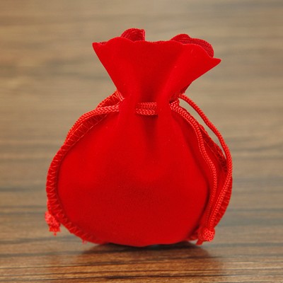 Gourd Shape Velvet Gift Pouch