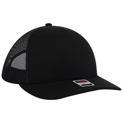 OTTO Cap 6 Panel Mid Profile Mesh Back Trucker Hat