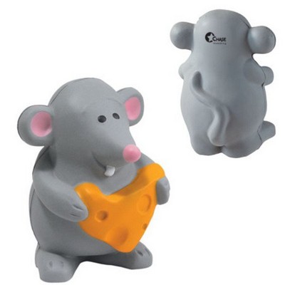 Cute Mouse with Cheese Design Stress Ball