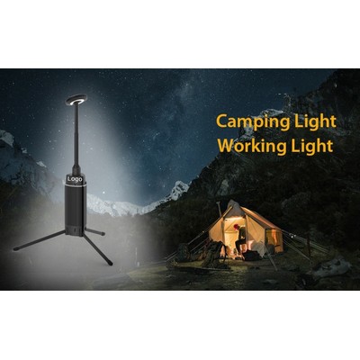 Tripod Stand Rechargeable Cordless Telescopic Outdoor Pole Lamp Work light For Camping Fishing