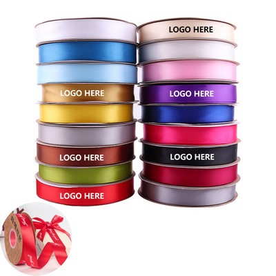 Single Faced Polyester Satin Ribbon(0.98" X 100 Yards Roll)