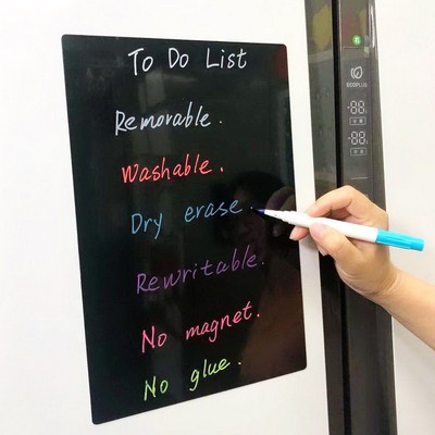 Magnetic Dry Erase Writing Board Sheet For Fridge