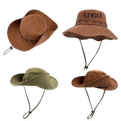 Outdoor Wide Brim Bucket Hat