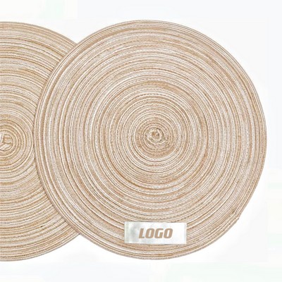 15" Round Braided Place Mats