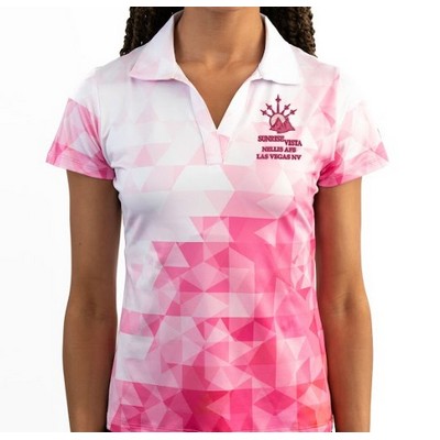 Women's Golf Polo - Baby Fade V2