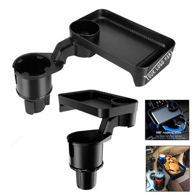 Adjustable Car Cup Holder Tray