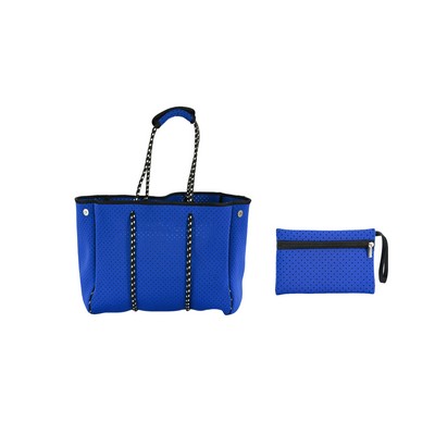 Multipurpose Beach Bag Tote With Inner Zipper Pocket