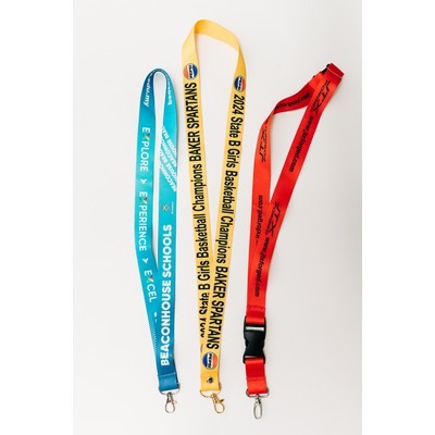 3/4" Lanyard, Full Color Polyester