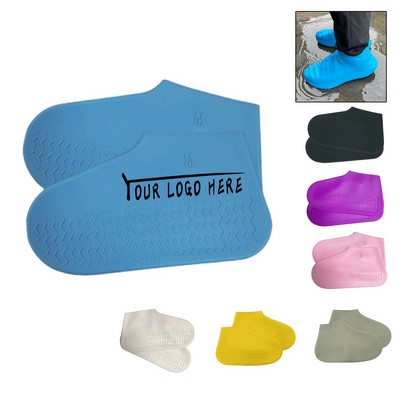 Reusable Silicone Shoe Cover with Non-Slip Bottom