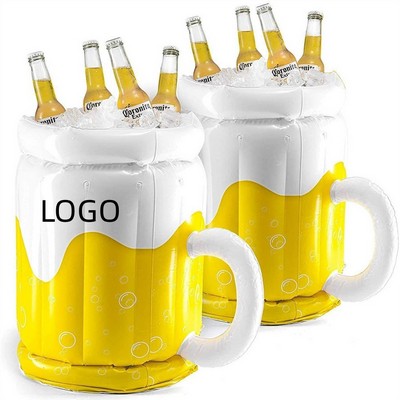 Pvc Inflatable Beer Mug Cooler