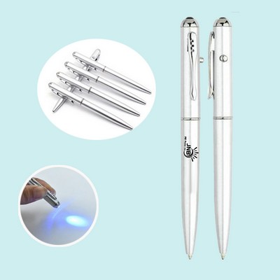 Magic Ballpoint Pen with Flashlight