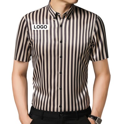 Cotton Striped Shirt For men