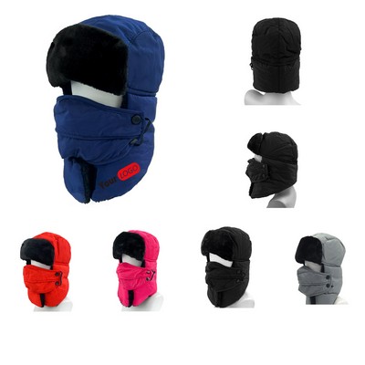 Winter Windproof Trapper Hat MOQ 10pcs