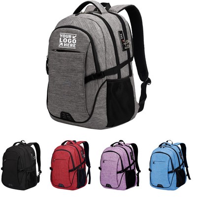 Travel Laptop Backpack with USB Charging Port