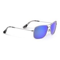 Maui Jim® USA, Inc. Wiki Wiki Sunglasses-Silver/Blue Hawaii