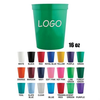 16 Oz Stadium Cups