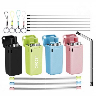 Reusable Stainless Steel Folding Straw