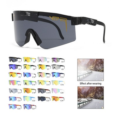 Unisex Polarized Square Frame Sunglasses