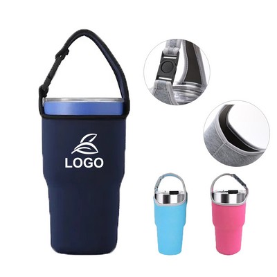 30 Oz. Tumbler Carrier Holder Water Bottle Handle Bag