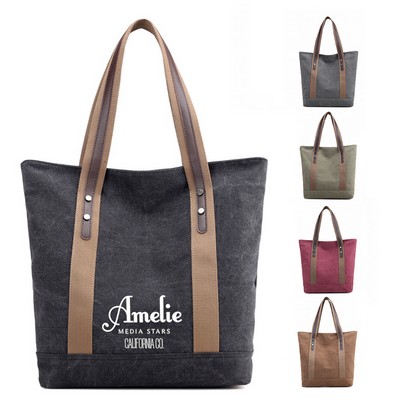 Women's Travel Canvas Tote Bag