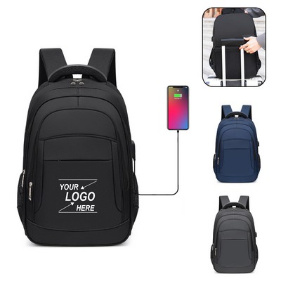 Student Backpack with USB Charging Port